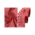thumbnail image 7 of INSPIRE CHIC 2Pcs 50cm Women Satin Printed Square Kerchief Hair Wrap Neck Scarf 50*50cm/19.69*19.69"(L*W) Red Dots&Red Dots, 7 of 7