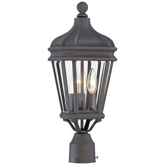 Minka Lavery - Great Outdoors - Harrison- 3 Light Outdoor Post Mount In