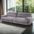 thumbnail image 6 of Compact Gray Corduroy Loveseat | Cozy Family Gathering Space | Soft Textured Upholstery, High - Density Foam | Alleviates Uncomfortable Seating, 6 of 6