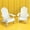 White, variant on Folding Adirondack Chair Plastic Weather Resistant, Outdoor Chair, Patio Chairs, Lawn Chair, Patio Seating(Set of 2)