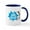 White/Navy Inside, variant on CafePress - Peanuts Superhero Mug - 11 oz Ceramic Mug - Novelty Coffee Tea Cup
