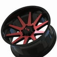 thumbnail image 3 of Ion 143 20X9 8X170 18Et 125.2Cb Gloss Black/Red Machined, 3 of 3