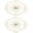 Beige, variant on 2Pack Retro Lace Placemat 12x16-in Oval Embroidered Table Place Mats French Crochet Doilies Coasters Cup Mat for Home Wedding