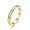 Gold, variant on Womens Alloy Ring with Single Diamond Artificial Gemstone Inlay Fashion Jewelry European and American Ring Women's Gift Black Silver Rose Gold and Gold
