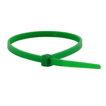6" 40lb Green Cable Ties 100/bag Part # C6-40-Green