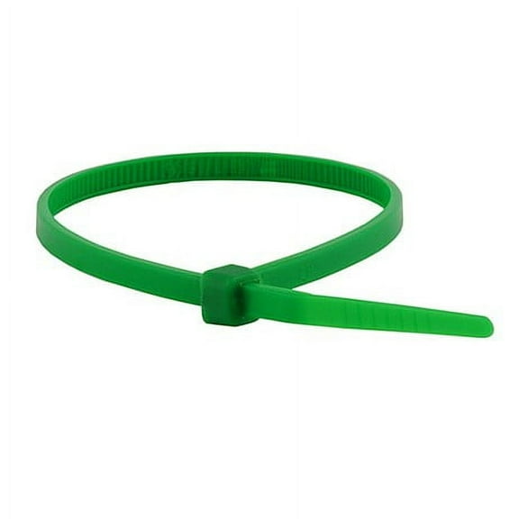 11" 50lb Green Cable Ties 100/bag Part # C11-50-Green