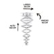 thumbnail image 5 of Candil de Cristal Cortado Gamalux Williams Krystal Aros Cuadrado de 5 Luces, 5 of 5