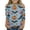 01 Dark Blue, variant on Ghost Halloween Shirt for Girls Cute Pumpkin Print 3/4 Sleeve T Shirt Halloween Graphic Tee Spooky Season Party Outfit Kids 2026,11-12 Years,Complexion