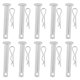 thumbnail image 1 of unbranded 10Jgo Pasador De Retención De Resorte Para Andamios Con Fijación Rápida Y Resistente Plata, 1 of 8