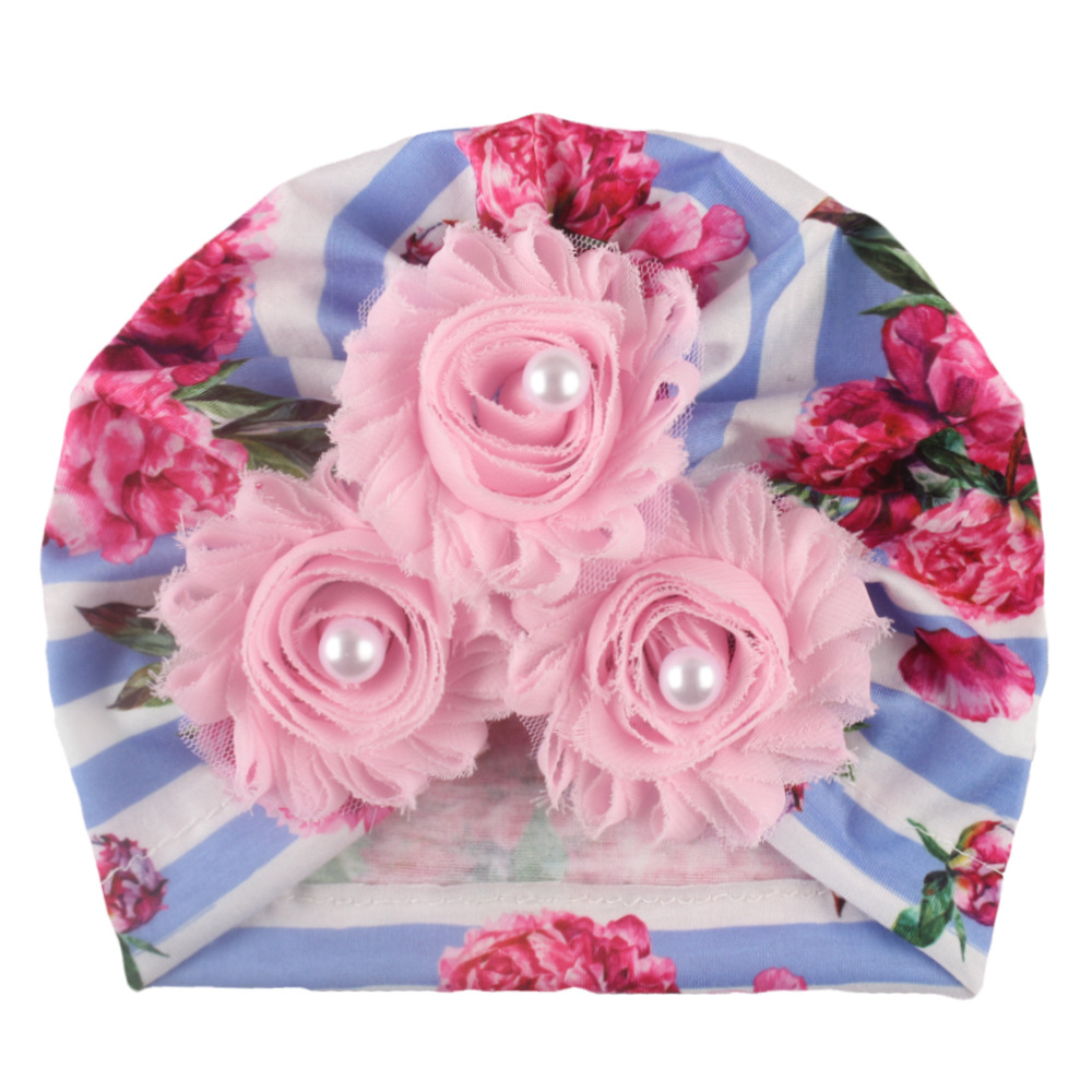 infant flower hats