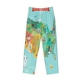 thumbnail image 4 of Balery Men'S Usa Tourist Map Pants,Sleepwear Pants,Pajama Pants,Pj Bottoms Drawstring And Pockets-Medium, 4 of 9