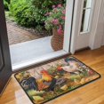 thumbnail image 2 of Farmhouse Kitchen Rugs and Mats, Farm Rooster Door Mat, Seasonal Washable Non-Slip Floor Mats for Home Kitchen Decor 30x17 Inch, 2 of 6