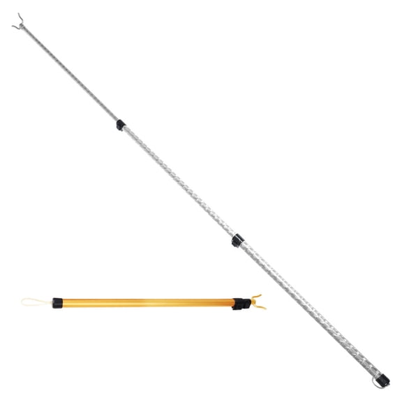 WHAMVOX  2 Pcs Drying Retractable Clothesline Indoor Telescopic Rail