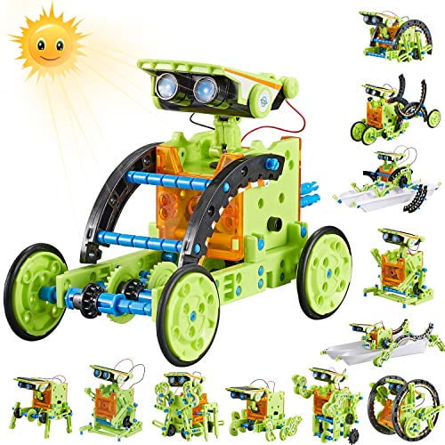 6 in 1 Solar Robot Kit Build Your On Solar-Powered Models Eco Educational 