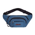 thumbnail image 2 of Hfnxid Lightweight Hiking Waist Pack Men Waist Bag Crossbody Fanny Pack, Belt Bag for Phone Wallet Keys, Lightweight Hip Pack for Travel Hiking Running, 2 of 5