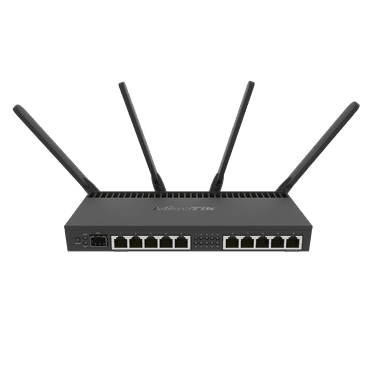 MikroTik RB4011iGS 5HacQ2hnD-IN-US & 5150-5875MHz Dual-Band SFP  4 Chain 10 Gigabit Ports L5