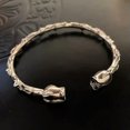 thumbnail image 4 of K-KED 925 Silver Handmade Vintage Elegant Trendy Rose Bracelet Bangle, 4 of 6