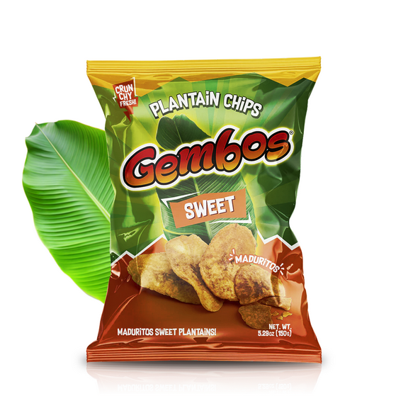 Gembos Sweet Maduritos Plantain Chips, 5.29 oz, 1 Pack