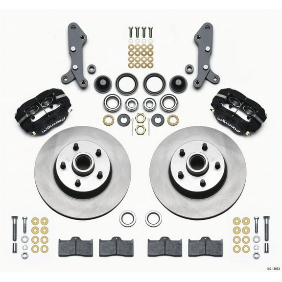 Wilwood Forged Dynalite-M Front Kit 11.30in 1 PC Rotor&Hub 60-68 Ford / Mercury Full Size / Galaxie