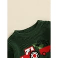 thumbnail image 6 of ZINTAOZT Infant Baby Boy Girl Christmas Knit Sweater Letter Print Sweater Pullover Long Sleeve Warm Fall Winter Tops, 6 of 8