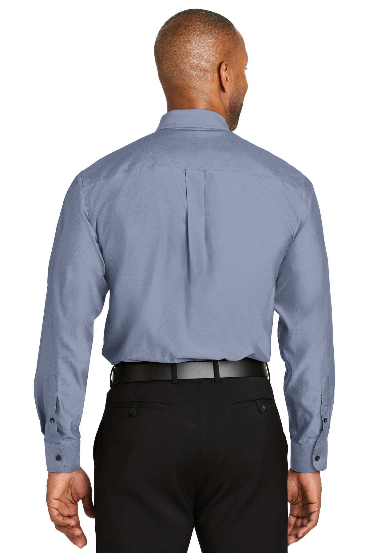 Non Iron Pinpoint Oxford Shirt-L 