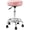 Pink, variant on Adjustable Rolling Stool with Wheels Heavy Duty 500lb Round RollingStool with Footrest, Patent Leather Drafting Stool Chair with Wheels Work Spa Salon Seat,White