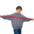 thumbnail image 3 of I Love You This Much Boys Hoodie Long Sleeve Pullover Hoodies Top Creative Hug Design Oversized 7-8 Years Boy Clothes, 3 of 5