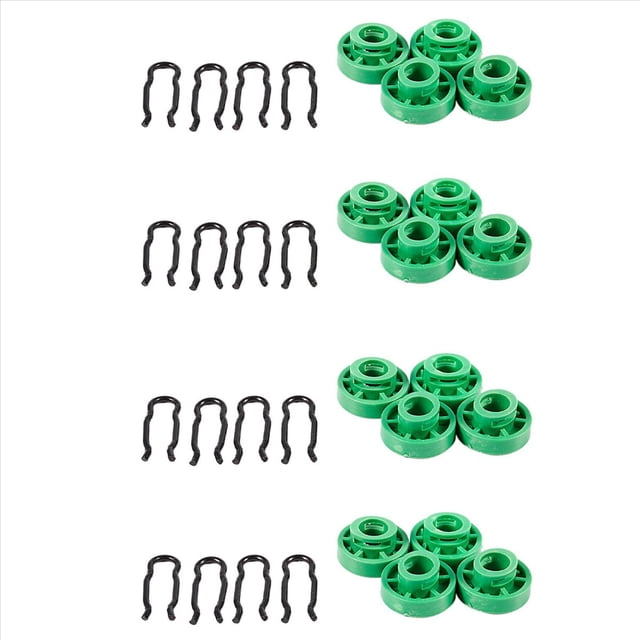 16 X Ensemble Régulateur de Fenêtre avant Rouleau de Guidage pour 9-5 9-3 900,16 X Régulateur de Fenêtre avant Rouleau, Vert