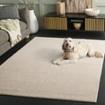 thumbnail image 3 of SAFAVIEH Boucle Lauressa Solid Machine Washable Area Rug, Beige, 6' x 9', 3 of 11