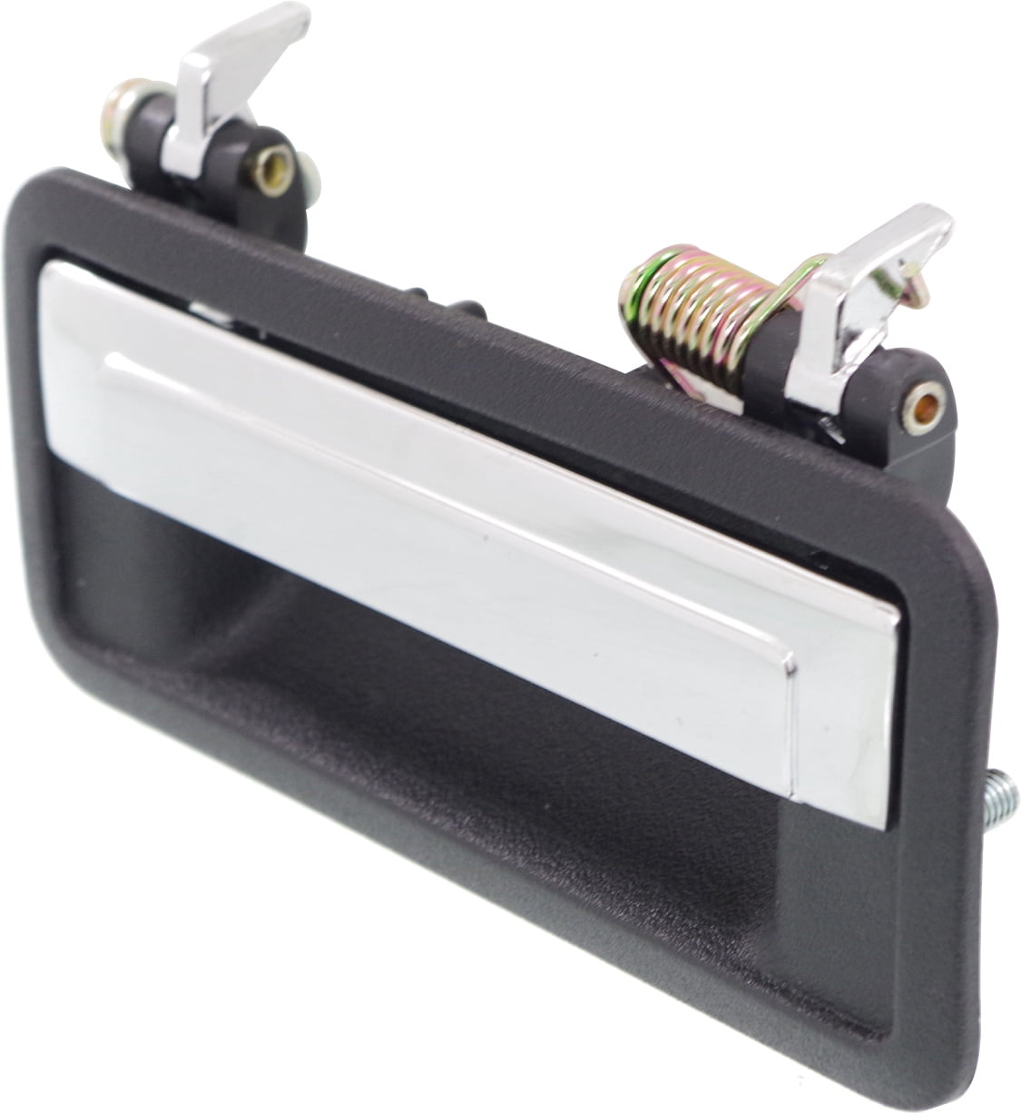 Replacement C462183 Exterior Door Handle Compatible with 1990-1996 Pontiac Grand Prix 1991-1996 Buick Regal Front, Right Passenger Black bezel with chrome lever