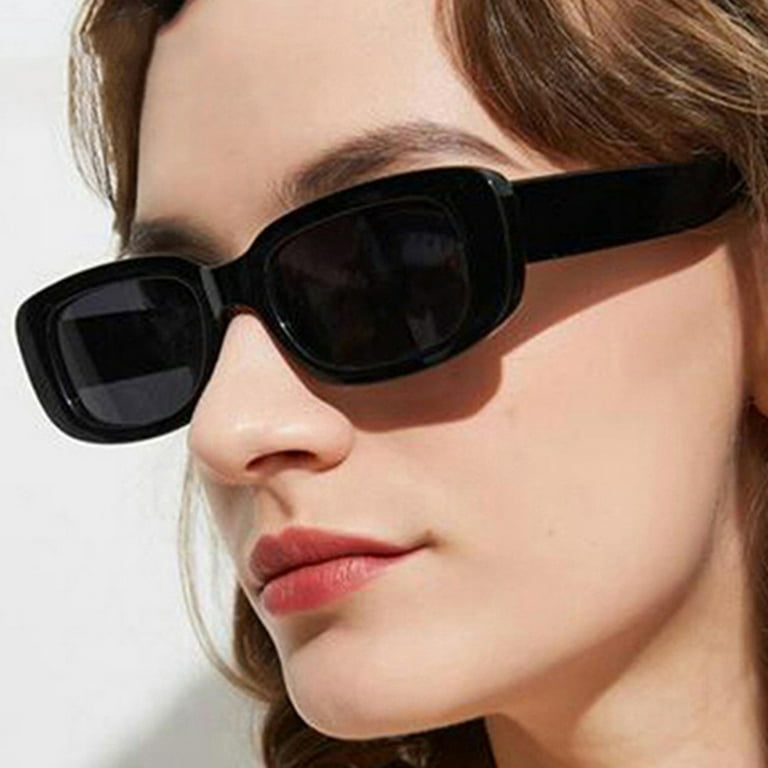 SEARCHI Vintage Sunglasses Women Men Fashion Retro Small Frame Glasses