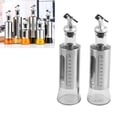 thumbnail image 5 of 2 Pcs Oil Dispenser Bottle 300ml Thickened Scale Design Visual Seasoning Bottle for Home Kitchen, 5 of 5
