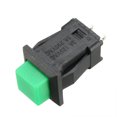 thumbnail image 4 of 5 Pcs Interruptor Pulsador de cierre cuadrado SPST NO de Orificio de montaje de 12 mm Verde, 4 of 4