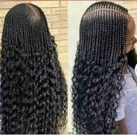 Queen B Braiding Hair Pre Stretched 50" Color 1B (6 packs)
