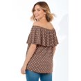 thumbnail image 3 of Woman Within Plus Size Ruffle Tee, 3 of 3