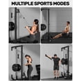 thumbnail image 2 of Cable Crossover Machine,Lat Pull Down Machine with Adjustable 16 Positions Dual Pulley System,Wall Mounted Pulley Tower functional traine for Home Gym Fitness, 2 of 6