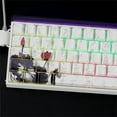 thumbnail image 6 of Ergonomic OEM Keycap Set with Plums Flower Theme PBT Construction Dyes Sublimated Graphics for 65% Mechanical Keyboards, 6 of 21