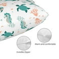 thumbnail image 3 of Balery Turtles And Seahorses Funda de Cojín Estampada, Regalos para Mujeres, Regalos de Amor para Ella, Regalos para Novia o Esposa, Funda de Almohada-20"x30", 3 of 6