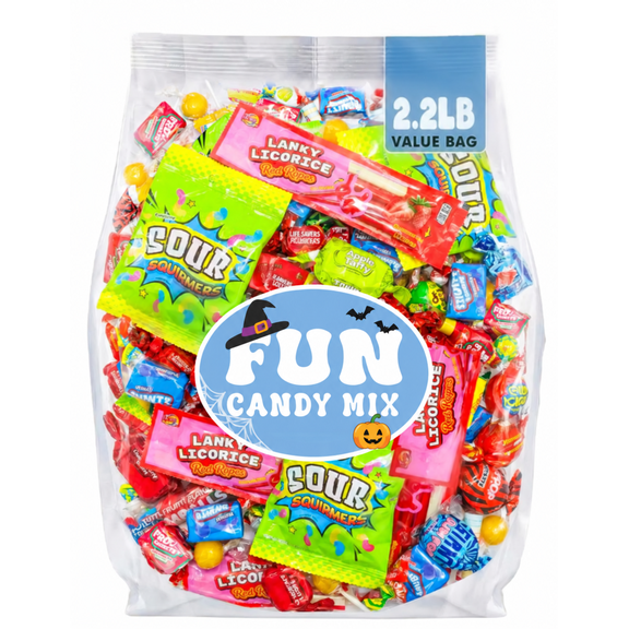 A Great Surprise Assorted Candy Mix, 2.2 lb Bulk Individually Wrapped Candy Variety Pack for Gifting, Candy Bowls, Piñatas, Party Favors & Goodie Bags