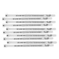 thumbnail image 1 of 10pcs Plastic Jewelry Ring Finger Measure Gauge Sizer Size Tool Measuring Ruler Accessory, 1 of 12