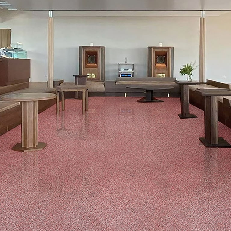 Pink Concrete Floor Paint Colours High-Gloss Marble Effect Epoxy - Main Image