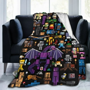 Mine-craft blanket Fashion Blanket Flannel Throw Blanket Couch Sofa Bed  Travel  Birthday 50*40