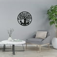 thumbnail image 6 of RETON Metal Wall Art Decor Tree of Life Wall Hanging Garden Sculptures for Bedroom Living Room Indoor Outdoor Gift, 6 of 7