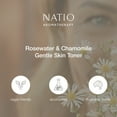 thumbnail image 4 of Natio Rosewater and Chamomile Gentle Skin Toner, Toner for Face, 8.4 oz, 4 of 4