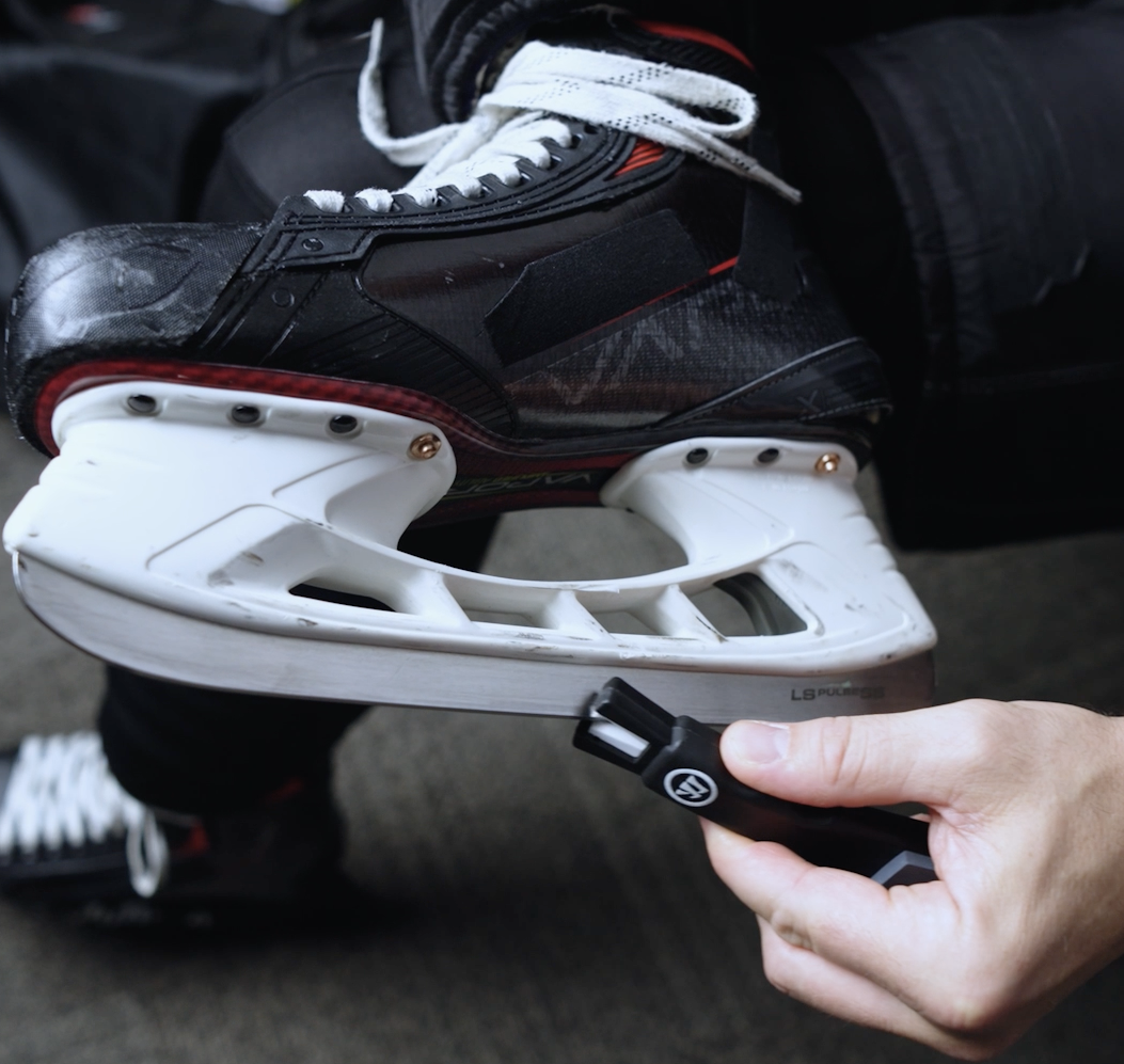 Warrior Y-Shaped Portable Hockey Skate Sharpening and Re-Edging Tool - Ceramic