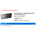 thumbnail image 2 of A/C Condenser - Compatible with 1997 - 2006 Ford Expedition 1998 1999 2000 2001 2002 2003 2004 2005, 2 of 2