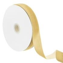Uxcell Velvet Ribbon, 1" x 20 Yards Khaki Velvet Fabric Trimming Ribbon Single Face Velvet Ribbons for DIY Craft