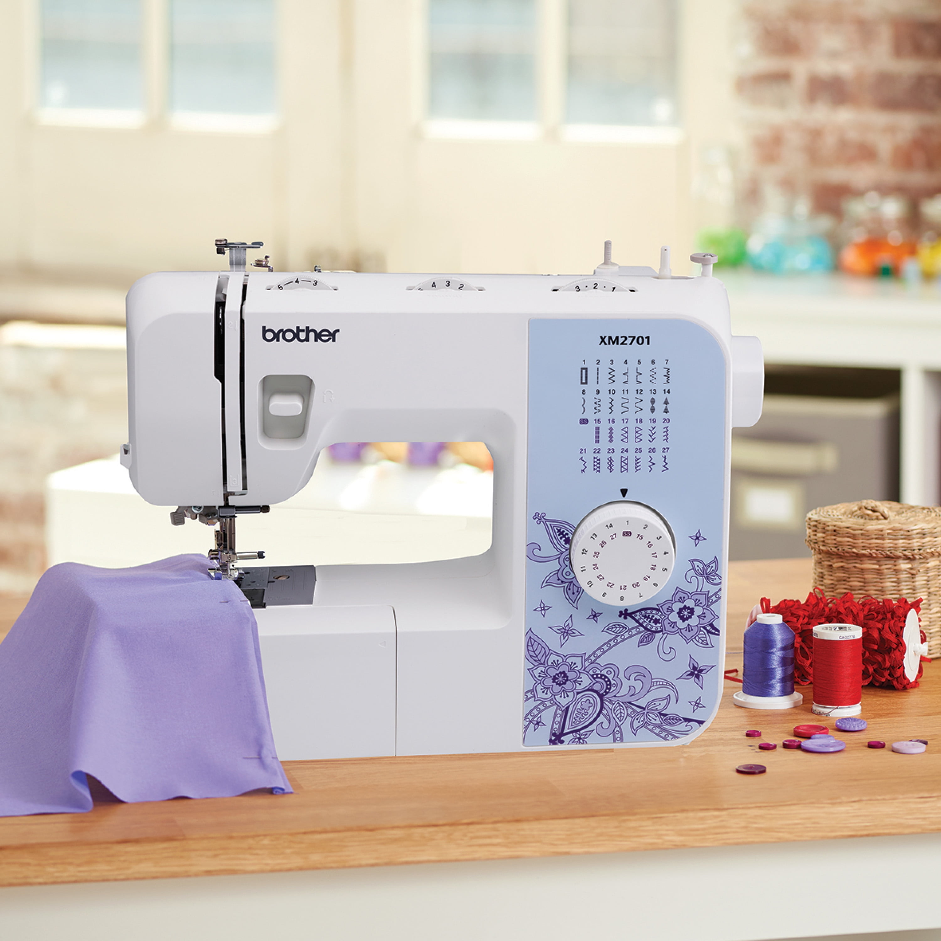 Get to know the parts of Brother XM2701 Sewing Machine 