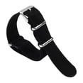 thumbnail image 4 of Milaget Bracelet de Montre Réglable pour Fête Saint-Valentin Fête des Pères Noir 18mm, 4 of 9
