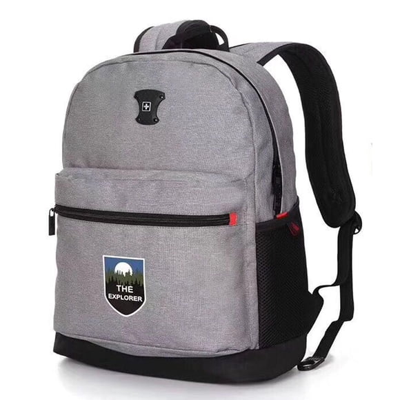 Unisexe Sac à dos imperméable SUISSEWIN Gris Métallique